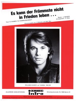 cover image of Es kann der Frömmste nicht in Frieden leben